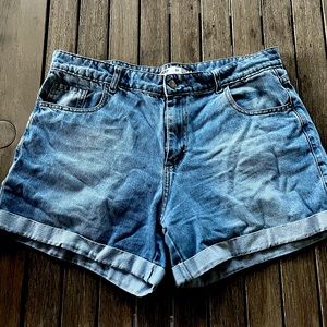 Blue Mom Jeans Shorts! Beautiful, almost new.